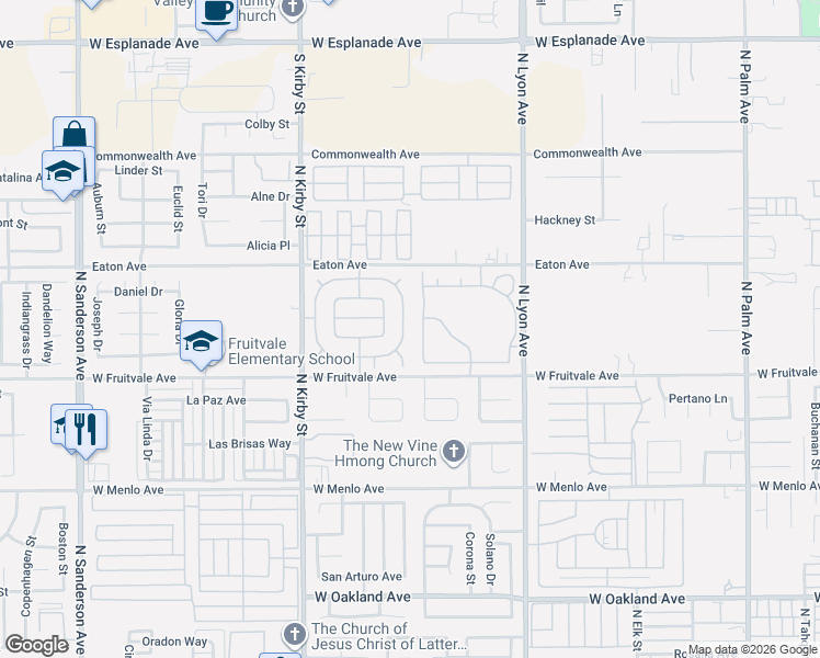 map of restaurants, bars, coffee shops, grocery stores, and more near 2120 El Rancho Circle in Hemet