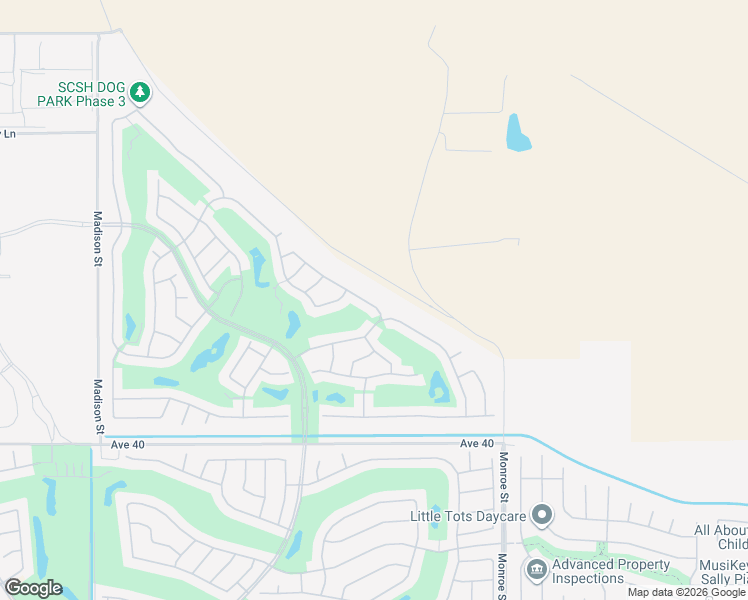 map of restaurants, bars, coffee shops, grocery stores, and more near 81672 Avenida Viesca in Indio