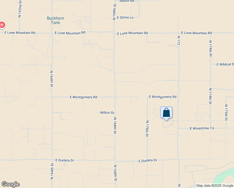 map of restaurants, bars, coffee shops, grocery stores, and more near 30507 North 168th Street in Rio Verde