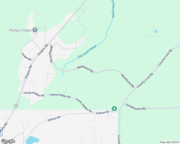 map of restaurants, bars, coffee shops, grocery stores, and more near 662 Marklund Road in Sumiton