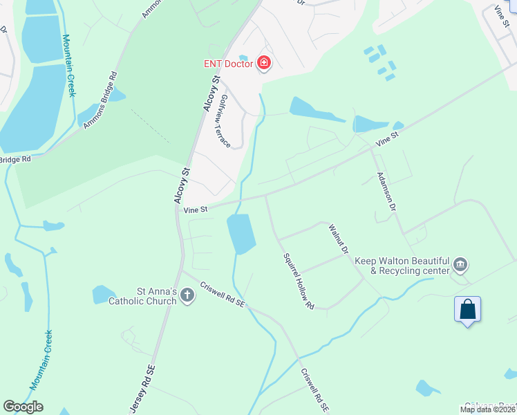 map of restaurants, bars, coffee shops, grocery stores, and more near 813 Squirrel Hollow Road in Monroe