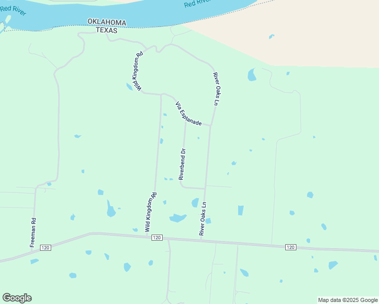 map of restaurants, bars, coffee shops, grocery stores, and more near 254 Riverbend Drive in Denison