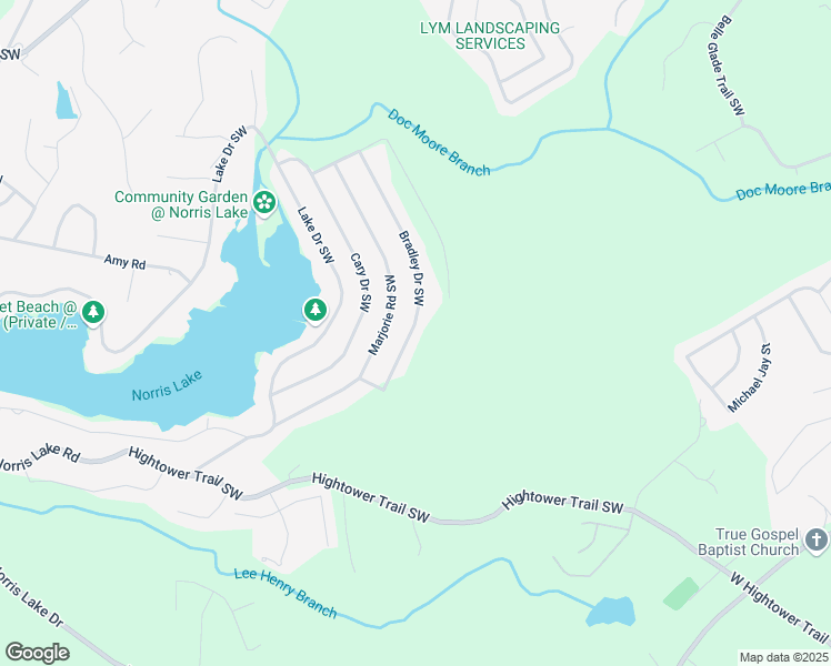 map of restaurants, bars, coffee shops, grocery stores, and more near 4366 Bradley Drive Southwest in Snellville