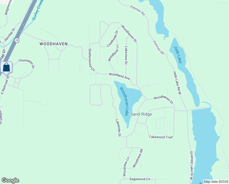 map of restaurants, bars, coffee shops, grocery stores, and more near 6036 Lakeside Drive in Pinson