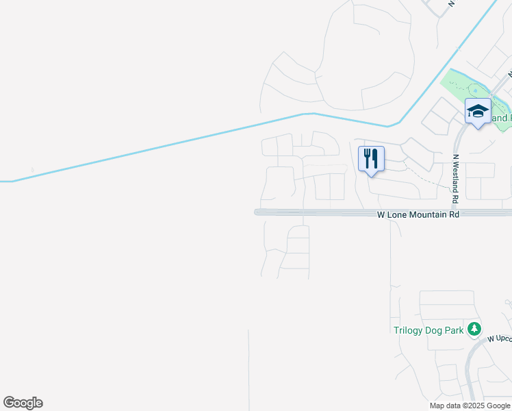 map of restaurants, bars, coffee shops, grocery stores, and more near 31087 North 138th Avenue in Peoria