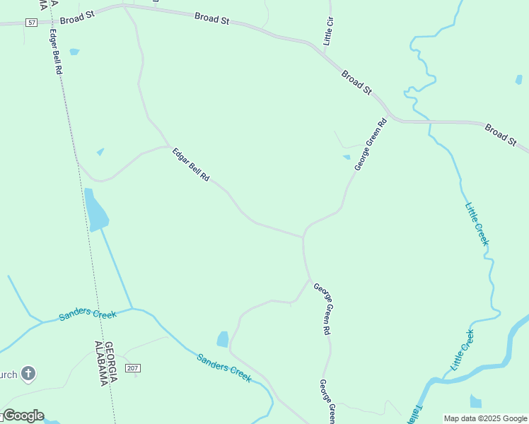 map of restaurants, bars, coffee shops, grocery stores, and more near 65 Edgar Bell Road in Tallapoosa