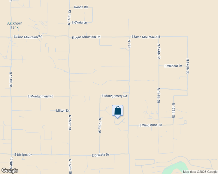 map of restaurants, bars, coffee shops, grocery stores, and more near 30709 North 170th Street in Rio Verde