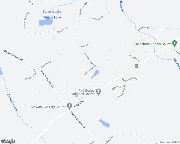 map of restaurants, bars, coffee shops, grocery stores, and more near 2248 Lakeside Drive in Monroe