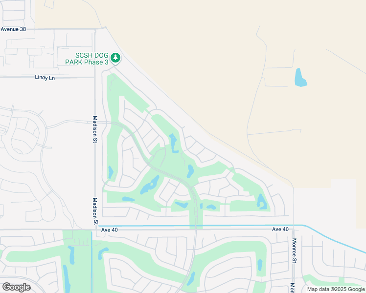 map of restaurants, bars, coffee shops, grocery stores, and more near 81465 Avenida Montura in Indio