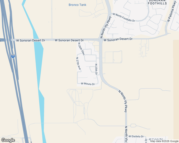 map of restaurants, bars, coffee shops, grocery stores, and more near 2539 West Perola Drive in Phoenix