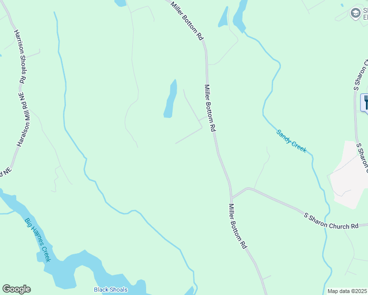 map of restaurants, bars, coffee shops, grocery stores, and more near 1661 Flagstone Lane in Conyers