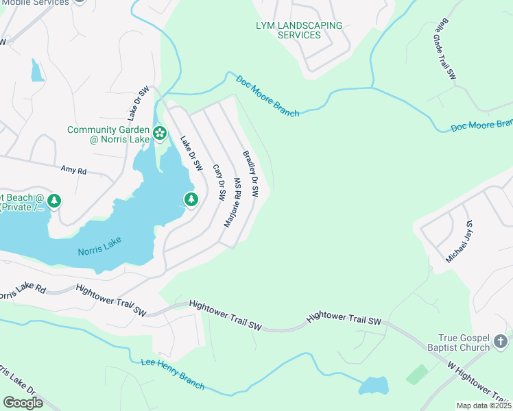map of restaurants, bars, coffee shops, grocery stores, and more near 4366 Bradley Drive Southwest in Snellville
