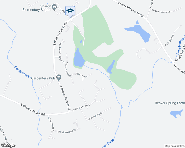 map of restaurants, bars, coffee shops, grocery stores, and more near 2009 Jakes Cove in Loganville