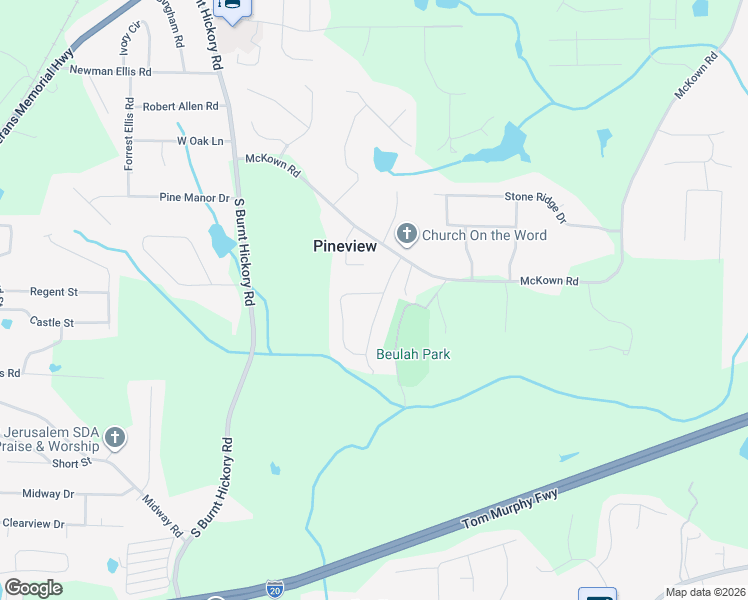 map of restaurants, bars, coffee shops, grocery stores, and more near 1726 North Highpoint Drive in Douglasville