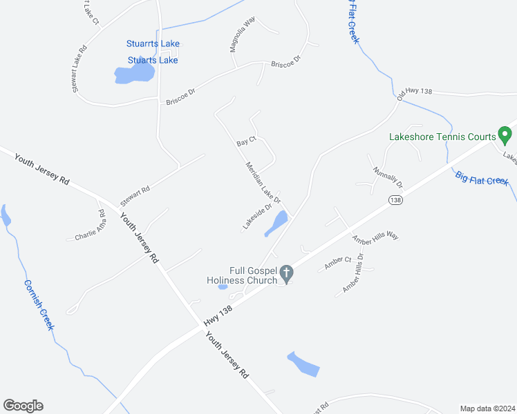 map of restaurants, bars, coffee shops, grocery stores, and more near 2249 Lakeside Drive in Monroe