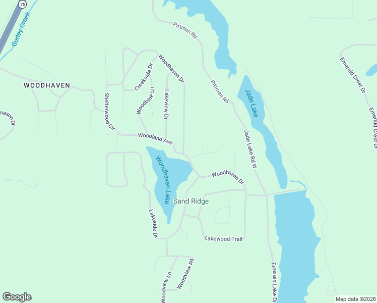 map of restaurants, bars, coffee shops, grocery stores, and more near 8993 Woodhaven Drive in Pinson