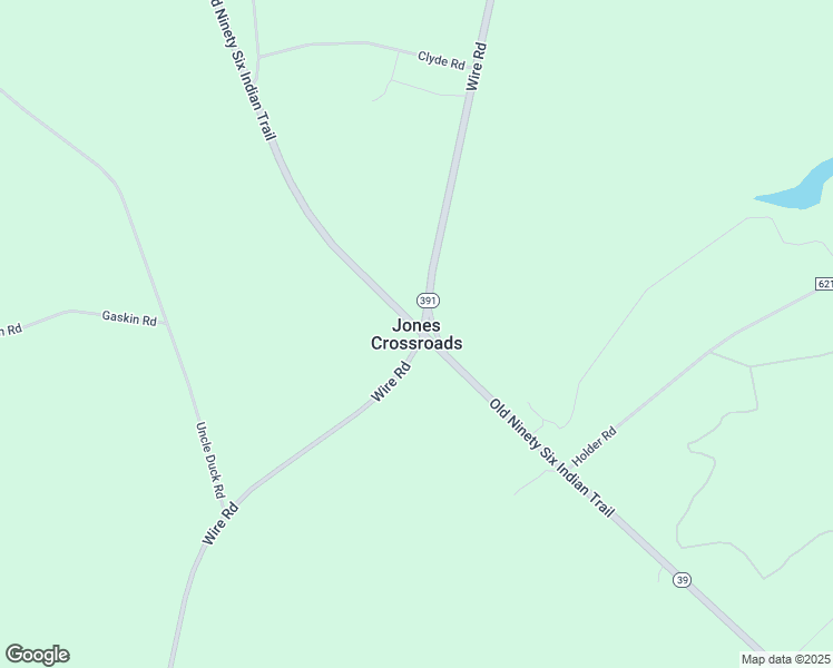 map of restaurants, bars, coffee shops, grocery stores, and more near in Jones Crossroads