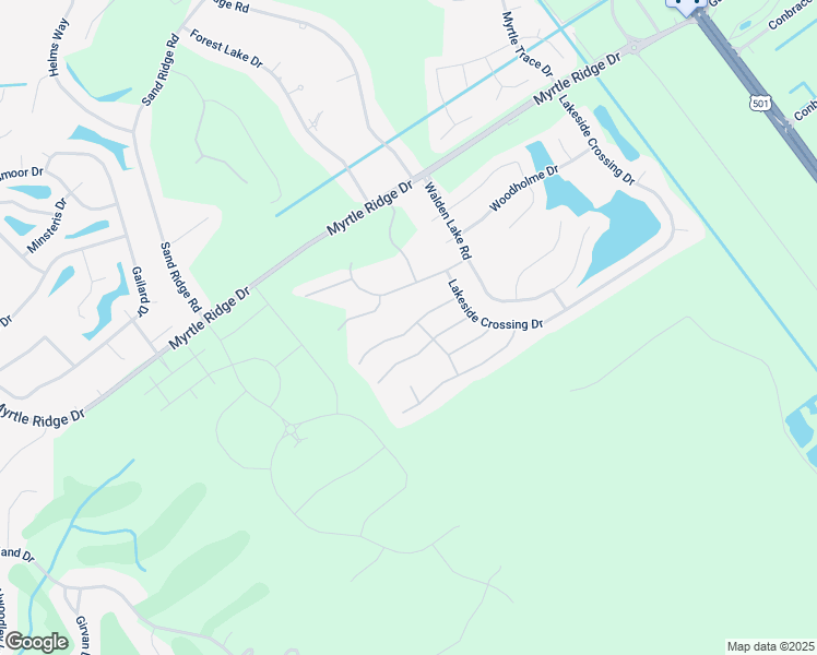 map of restaurants, bars, coffee shops, grocery stores, and more near 1747 Fairbanks Dr in Conway