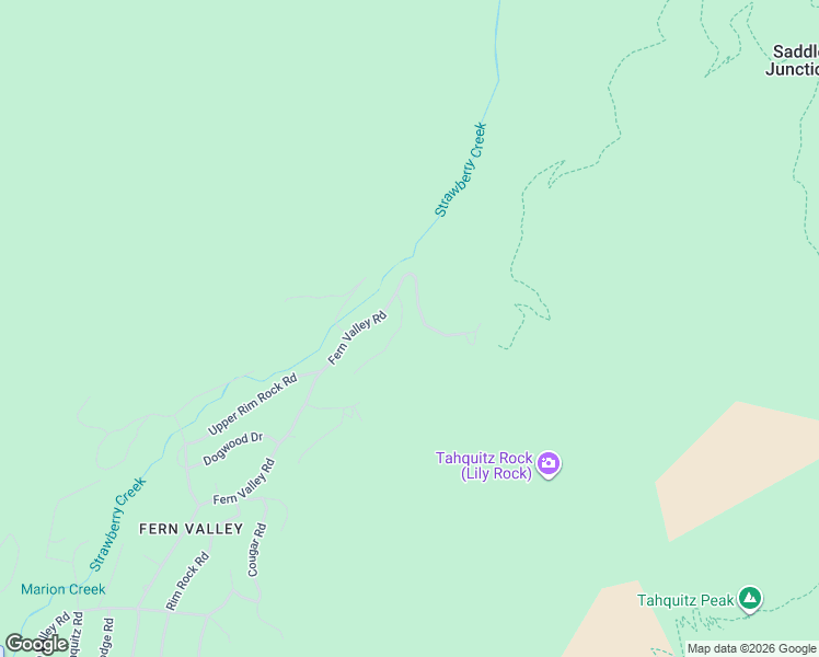 map of restaurants, bars, coffee shops, grocery stores, and more near 24540 Forest Drive in Idyllwild-Pine Cove