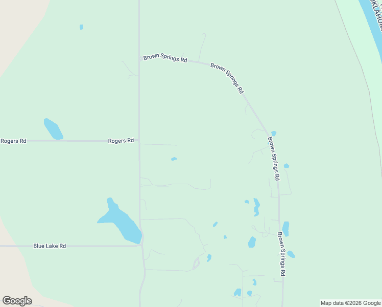 map of restaurants, bars, coffee shops, grocery stores, and more near 21023 Jimbo Road in Thackerville