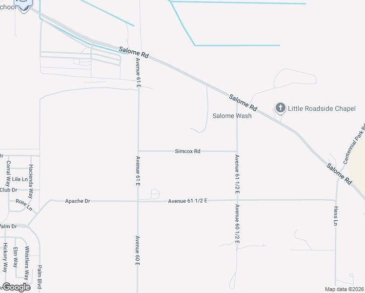 map of restaurants, bars, coffee shops, grocery stores, and more near Simcox Road in Salome