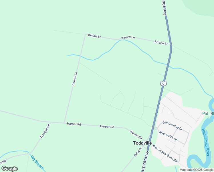 map of restaurants, bars, coffee shops, grocery stores, and more near 717 Paradise Road in Conway