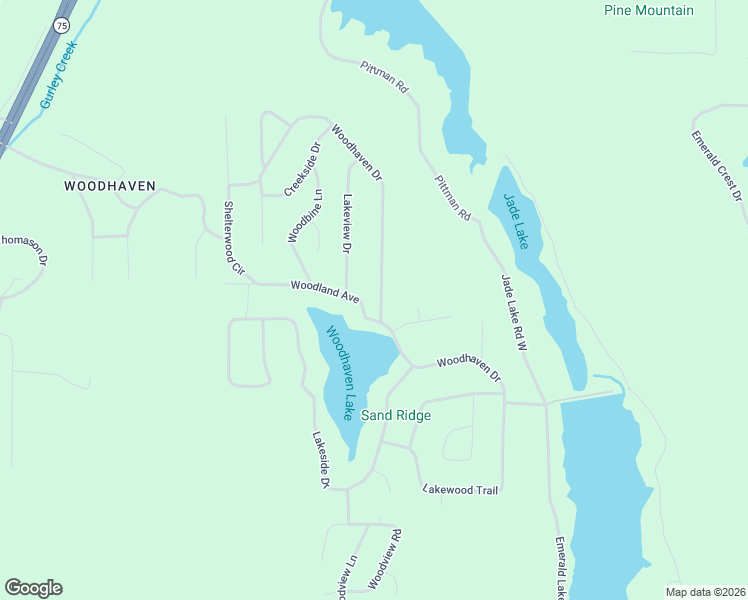 map of restaurants, bars, coffee shops, grocery stores, and more near 8993 Woodhaven Drive in Pinson