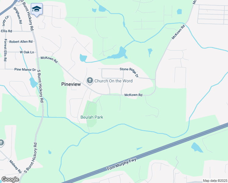map of restaurants, bars, coffee shops, grocery stores, and more near 1430 Old Pines Way in Douglasville