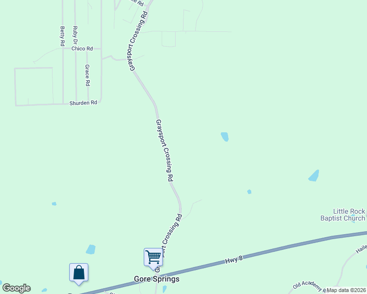 map of restaurants, bars, coffee shops, grocery stores, and more near in Gore Springs