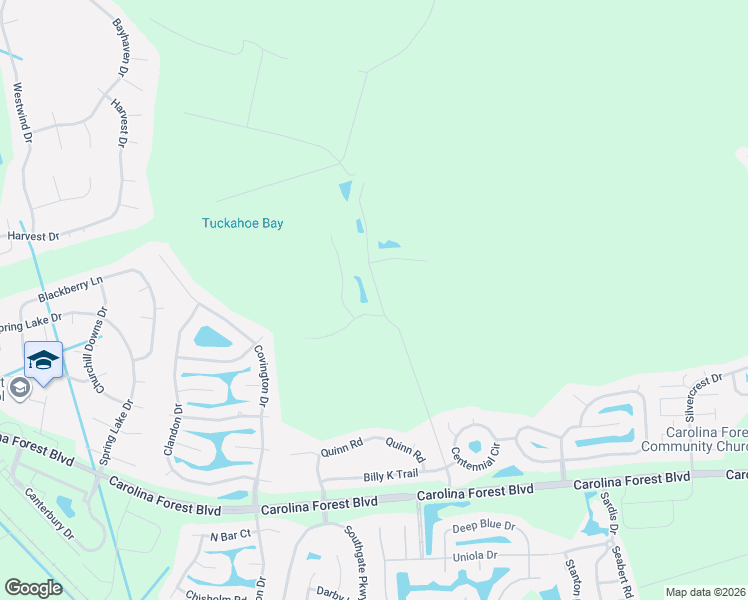map of restaurants, bars, coffee shops, grocery stores, and more near 527 Tuckahoe Road in Myrtle Beach