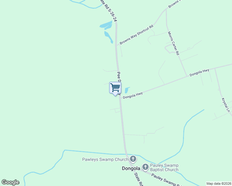 map of restaurants, bars, coffee shops, grocery stores, and more near 4865 Heather Drive in Conway