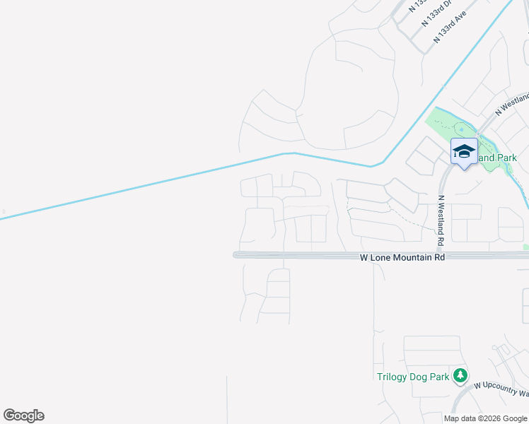map of restaurants, bars, coffee shops, grocery stores, and more near 13763 West Creosote Drive in Peoria