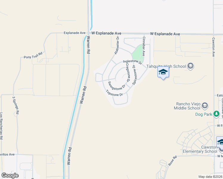 map of restaurants, bars, coffee shops, grocery stores, and more near 5525 Swingstone Drive in Hemet