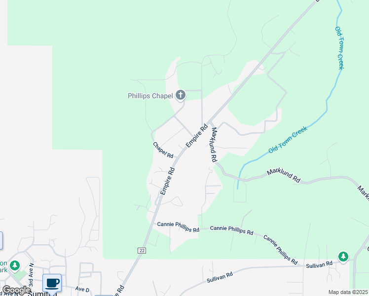 map of restaurants, bars, coffee shops, grocery stores, and more near 955 County Road 22 in Sumiton