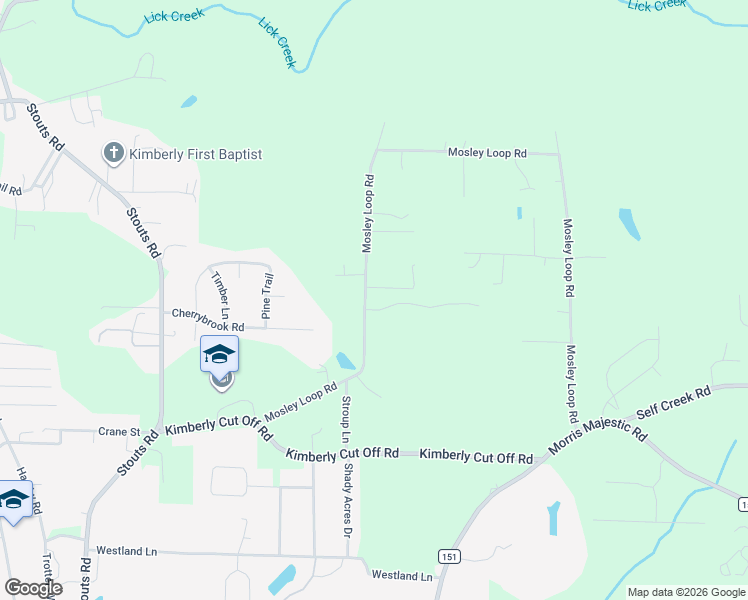 map of restaurants, bars, coffee shops, grocery stores, and more near 8926 Mosley Loop Road in Morris