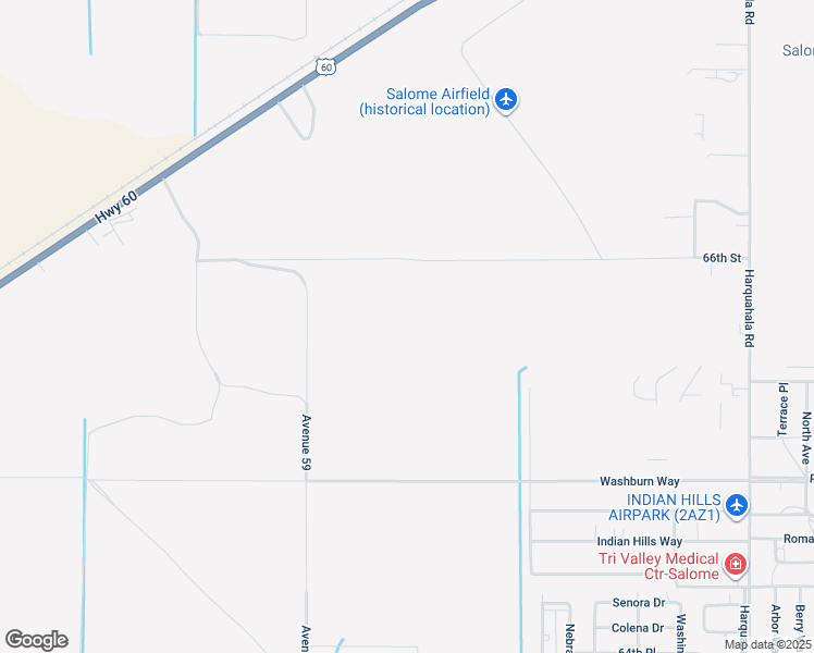 map of restaurants, bars, coffee shops, grocery stores, and more near 66250 66th Street in Salome