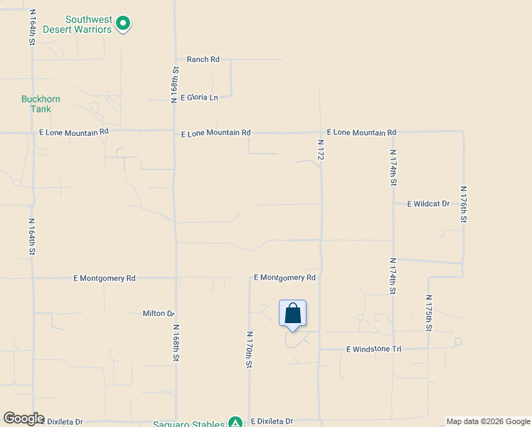 map of restaurants, bars, coffee shops, grocery stores, and more near 30914 North 172 in Rio Verde