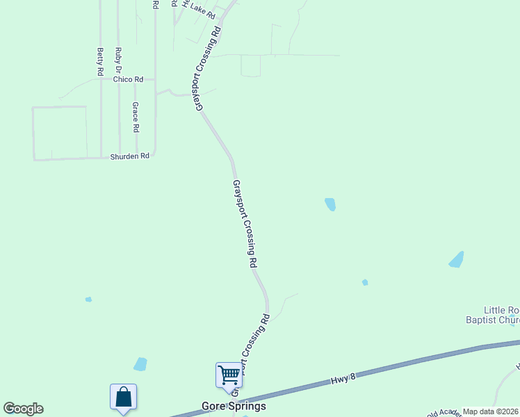 map of restaurants, bars, coffee shops, grocery stores, and more near in Gore Springs