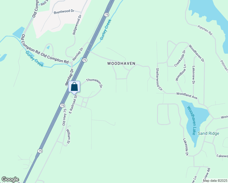 map of restaurants, bars, coffee shops, grocery stores, and more near 266 Driftwood Circle in Pinson