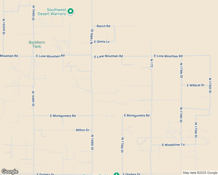 map of restaurants, bars, coffee shops, grocery stores, and more near 16914 East Rancho Laredo Drive in Rio Verde
