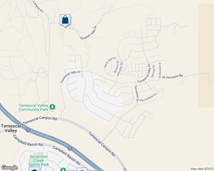 map of restaurants, bars, coffee shops, grocery stores, and more near 11489 Summit Court in Corona