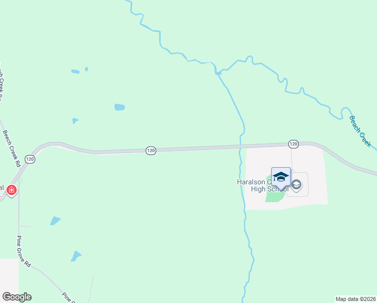 map of restaurants, bars, coffee shops, grocery stores, and more near 1459 Georgia 120 in Tallapoosa