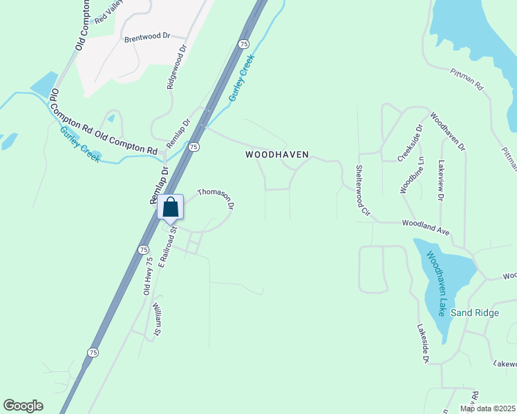 map of restaurants, bars, coffee shops, grocery stores, and more near 266 Driftwood Circle in Pinson