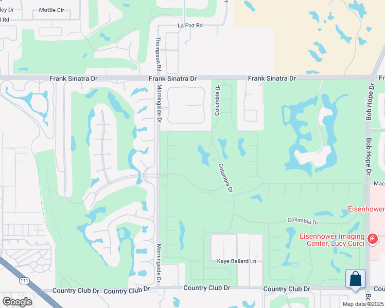 map of restaurants, bars, coffee shops, grocery stores, and more near 4 Jacaranda Tree Court in Rancho Mirage