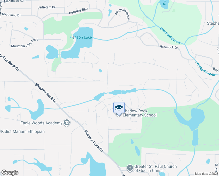 map of restaurants, bars, coffee shops, grocery stores, and more near 937 Shadow Lake Drive in Lithonia