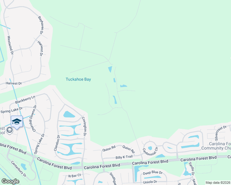 map of restaurants, bars, coffee shops, grocery stores, and more near 527 Tuckahoe Road in Myrtle Beach