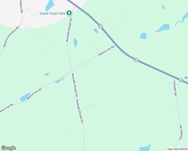 map of restaurants, bars, coffee shops, grocery stores, and more near 2370 Nunnally Shoals Road in Good Hope