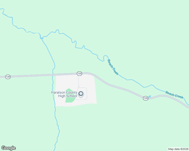 map of restaurants, bars, coffee shops, grocery stores, and more near 2818 Georgia 120 in Tallapoosa