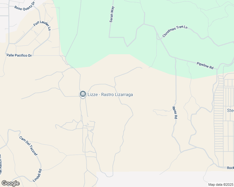 map of restaurants, bars, coffee shops, grocery stores, and more near La Barranca Road in Riverside County