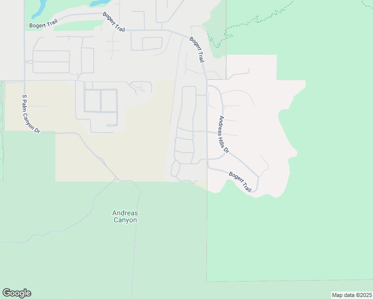 map of restaurants, bars, coffee shops, grocery stores, and more near 64910 Montevideo Way in Palm Springs